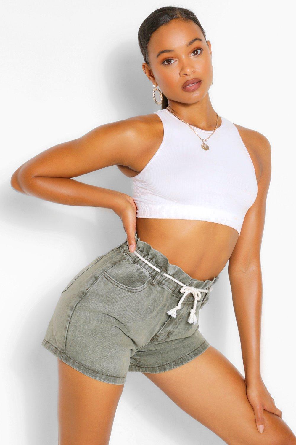 【新品未使用】Herlipto Chain Boucle Shorts SHORTS WITH BELT - BLACK | Zini Boutique